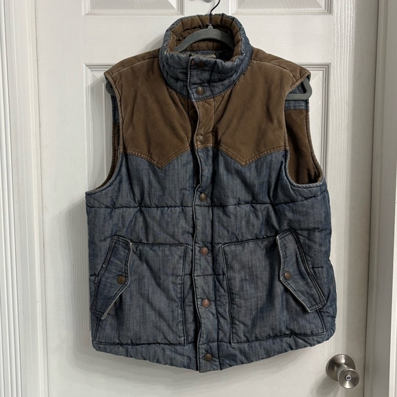 Levi´s Reversible Puffer Vest Corduroy Denim...